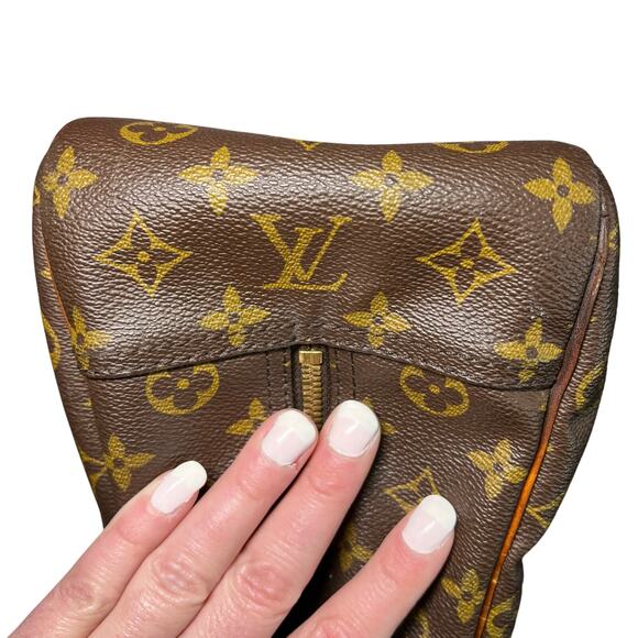 Vintage Louis Vuitton Deauville large monogram bag project lot part scrap - Picture 3 of 15